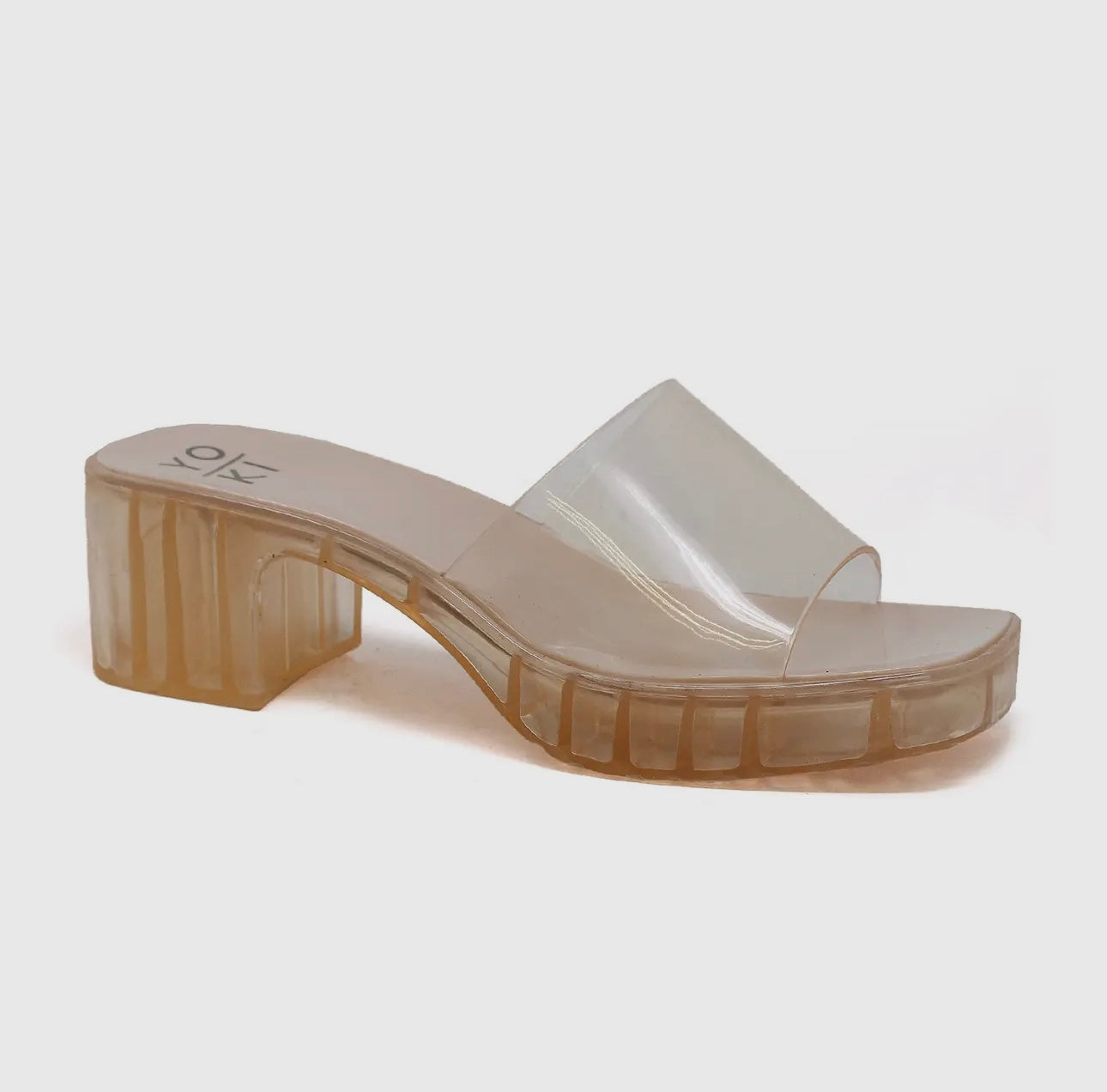 JELLY SANDALS- Nude