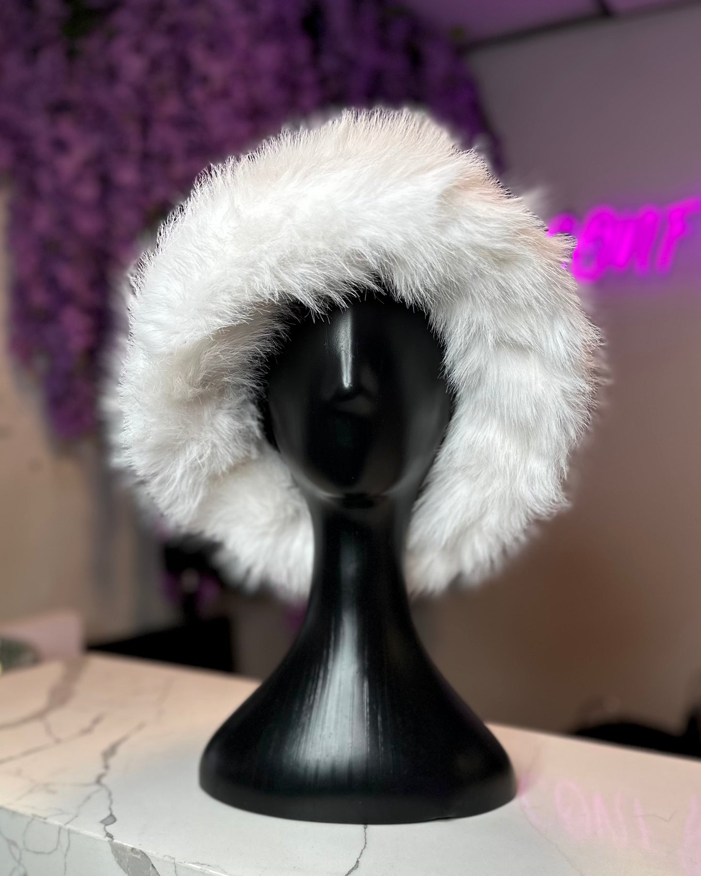FUZZY FAUX FUR BUCKETS