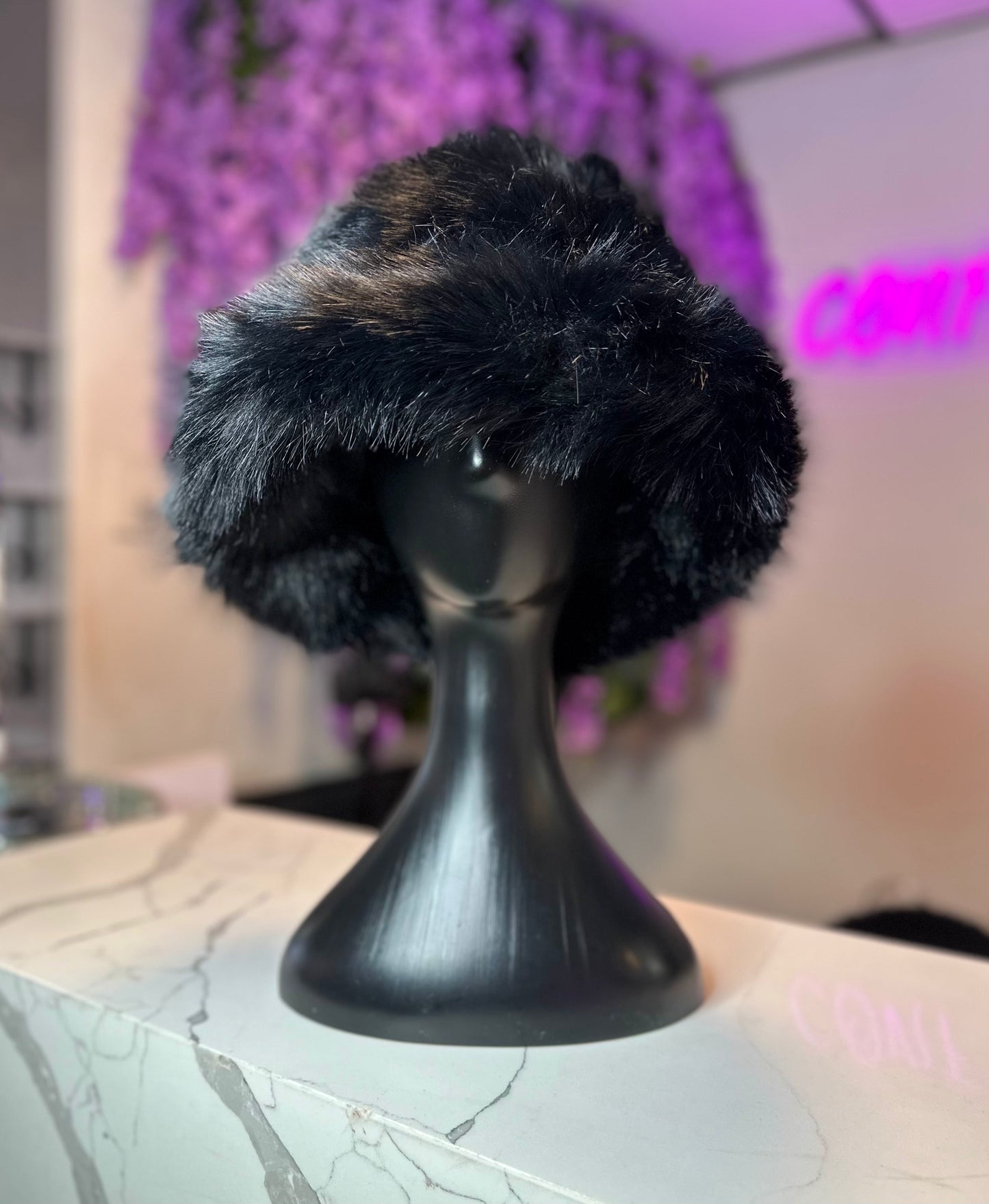 FUZZY FAUX FUR BUCKETS