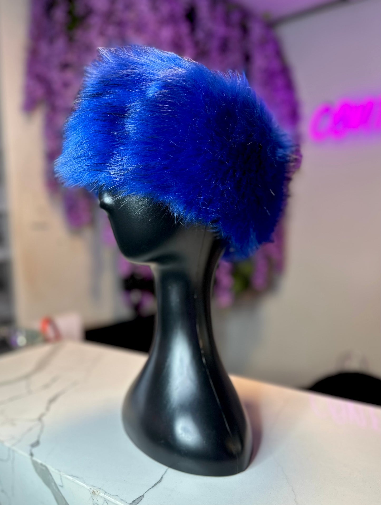 FUZZY FAUX FUR EAR WARMER