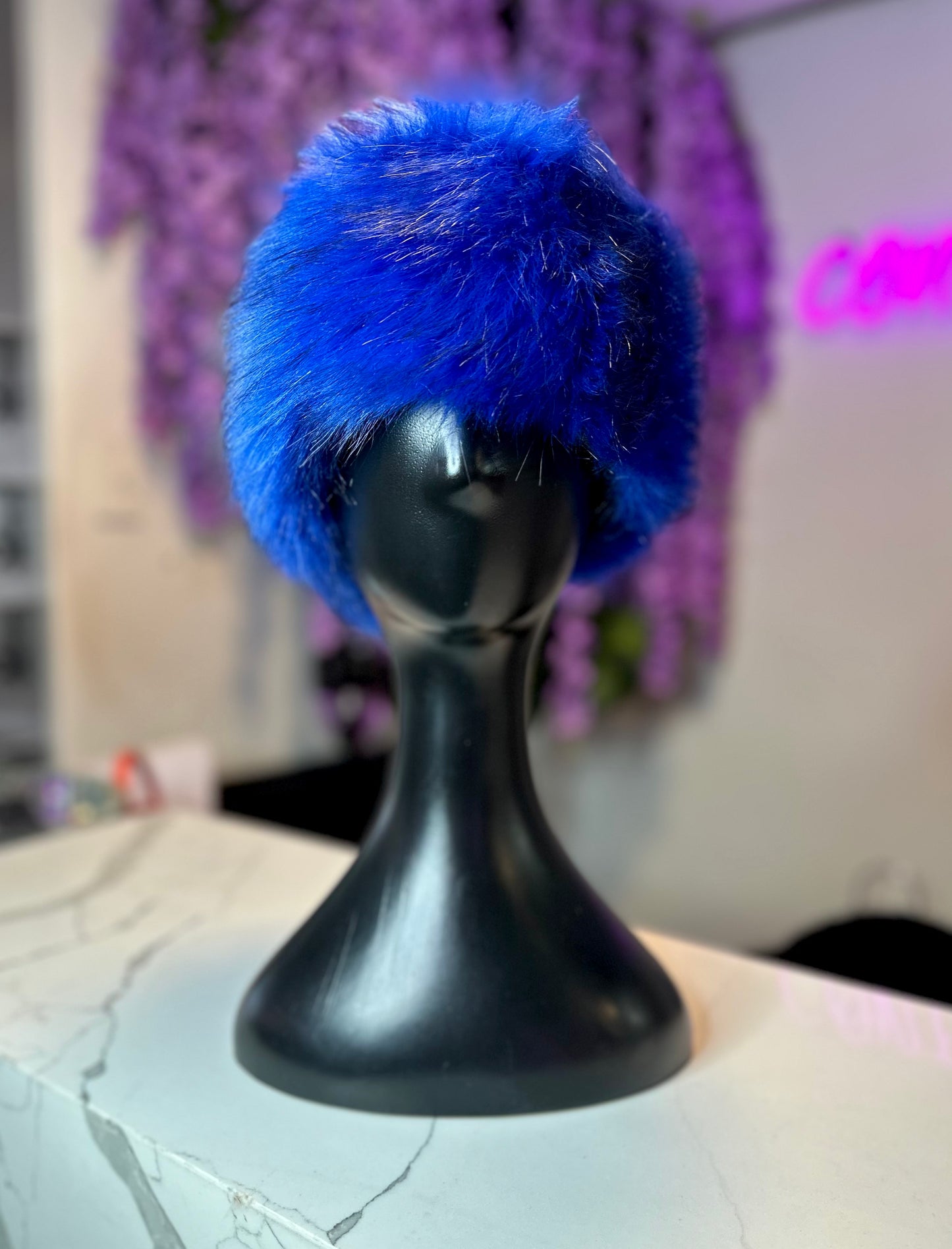 FUZZY FAUX FUR EAR WARMER