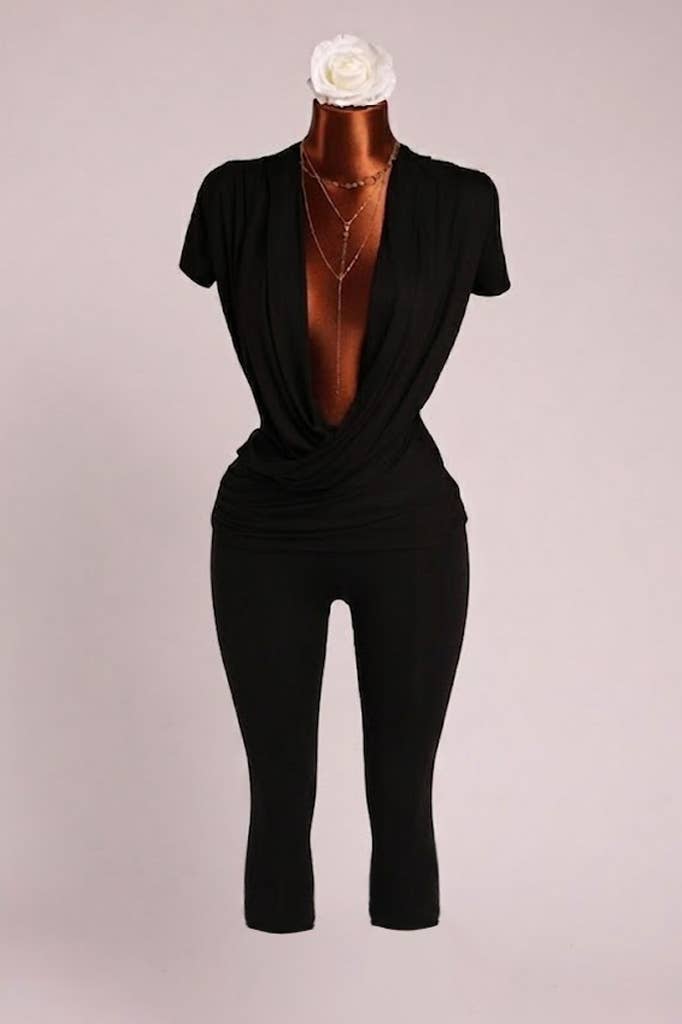 DRAPED DOWN SET