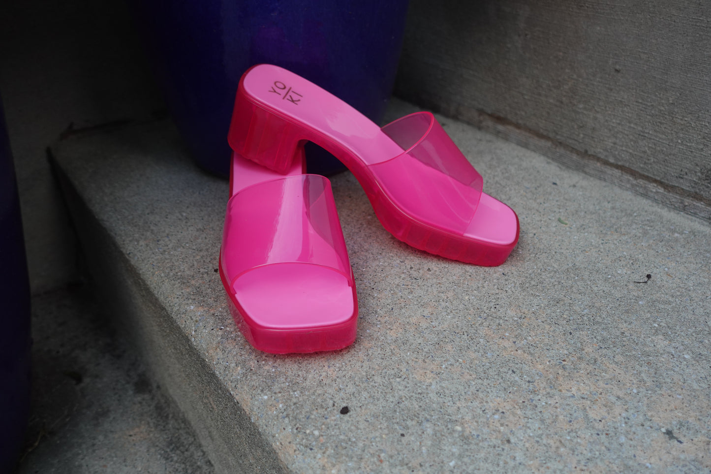 JELLY SANDALS- Pink